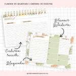 Planner Geladeira e Caderno Receitas | Mod 04
