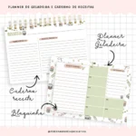 Planner Geladeira e Caderno Receitas | Mod 05