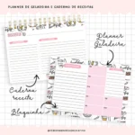 Planner Geladeira e Caderno Receitas | Mod 06