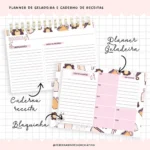 Planner Geladeira e Caderno Receitas | Mod 07