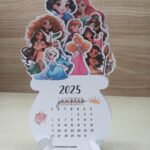 Mini Calendário 2025 – Princesas