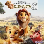 Kit Digital - Rei Leão 3D