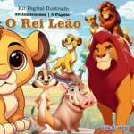 Kit Digital - Rei Leão Cartoon