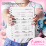 Agenda Permanente CH Colegial-Coleção Watercolor Flower - Imagem 4