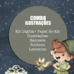 Terra do Nunca - Combo Ilustrações