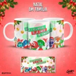 Artes Canecas Natal em Família (Personagens) - Imagem 4