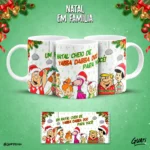 Artes Canecas Natal em Família (Personagens) - Imagem 5