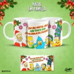 Artes Canecas Natal em Família (Personagens) - Imagem 2