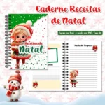 Bloquinho A6 Receitas de Natal M02