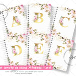 Super Combo Capas Alfabeto Floral