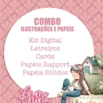 Fé Menina - Combo Ilustrações e Papéis