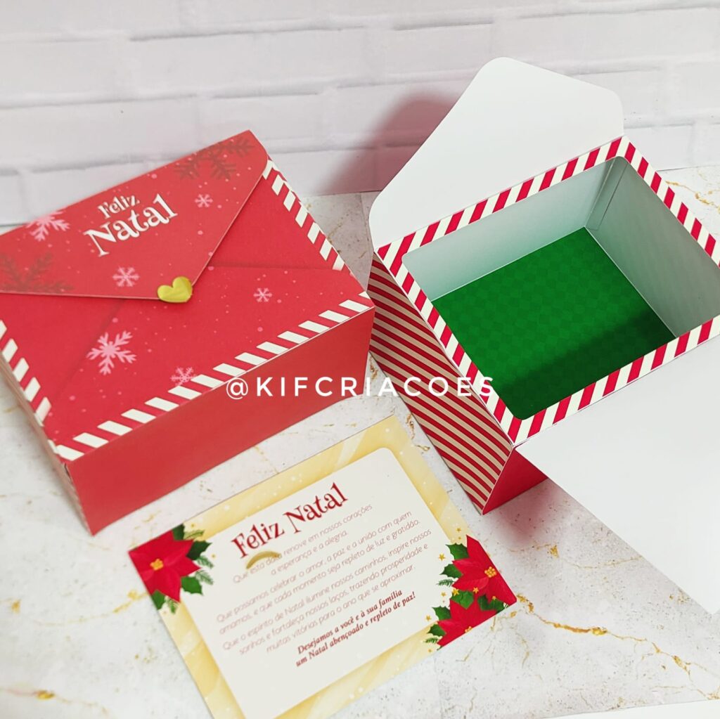 Caixa Envelope SIMPLES - Natal - Imagem 1