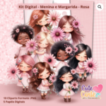 Kit Digital Meninas e Margaridas