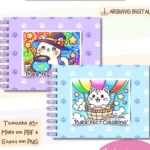 Livro de Colorir Gatinhos Kawaii