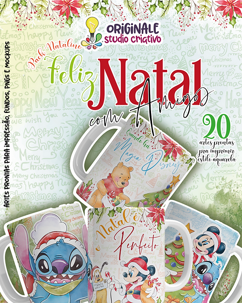 Natal Disney e Amigos Feliz Natal Disney - Imagem 1