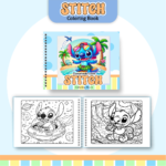 Livro de Colorir STITCH MENINO