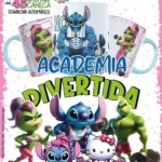 Academia Divertida - Personagens Marombas