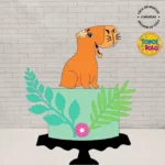 Arquivo de Corte Topo de bolo Capivara