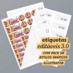 Etiquetas Editáveis 3.0 | Illustrator