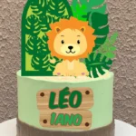 Arquivo de Corte Topo de Bolo Leão