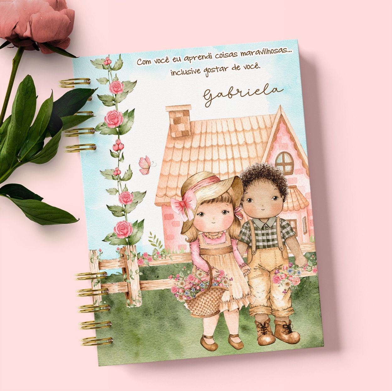 Kit Capas e Miolo Pautado A5 e Universitário Doce Infância - Imagem 5