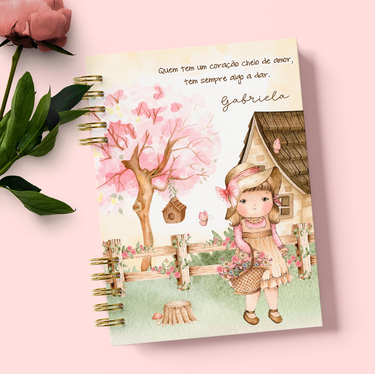 Kit Capas e Miolo Pautado A5 e Universitário Doce Infância - Imagem 10