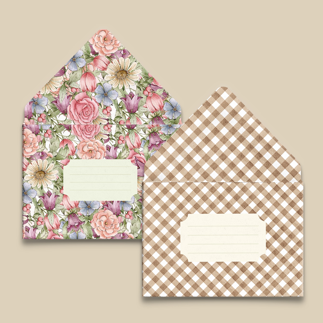 Kit 11 envelopes e 12 papéis de Carta Doce Infância - Imagem 12