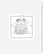 Livro colorir Arca de Noé - Imagem 2