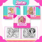 Arquivo Digital Livro de Colorir Barbie