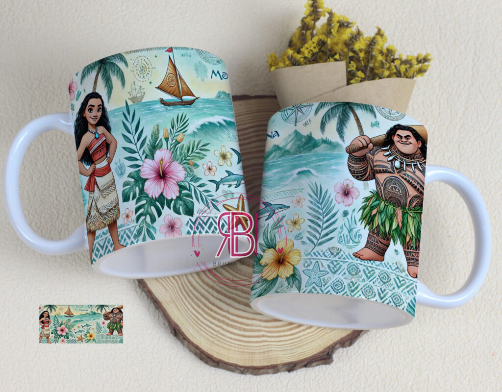 Kit Digital Moana - Imagem 1