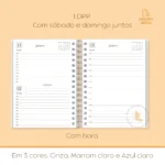 Miolo de Agenda neutra datada – 1 DPP SÁB E DOM JUNTOS - Imagem 3