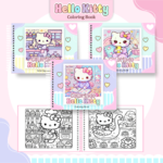 Arquivo Digital Livro de Colorir HELLO KITTY