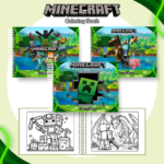 Arquivo Digital Livro de Colorir MINECRAFT
