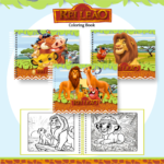 Arquivo Digital Livro de Colorir REI LEÃO