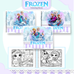 Arquivo Digital Livro de Colorir FROZEN