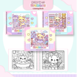 Arquivo Digital Livro de Colorir URSINHOS KAWAII