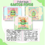 Arquivo Digital Livro de Colorir CACTOS FOFOS