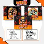 Arquivo Digital Livro de Colorir Naruto