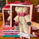 Caixa para lembrança Maternidade - Arte NÃO Inclusa - Imagem 3