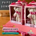Caixa para lembrança Maternidade - Arte NÃO Inclusa - Imagem 2
