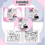 Arquivo Digital Livro de Colorir DORAMAS