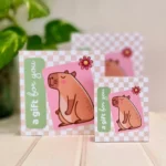 Kit Digital - Capas para bloco (tipo post-it) - 3 tamanhos - Capivaras - Imagem 2