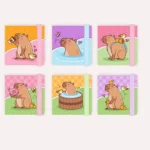 Kit Digital - Capas para bloco (tipo post-it) - 3 tamanhos - Capivaras - Imagem 5