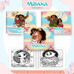 Arquivo Digital Livro de Colorir Moana