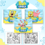 Arquivo Digital Livro de Colorir Bob Esponja