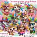 Kit Digital Carnaval dos Doguinhos