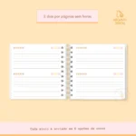 Agenda não datada Mini quadrada (2 em 1) – 6 cores - Imagem 6