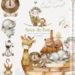 Kit Digital Arca de Noé | Carinas Paper
