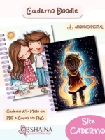 Caderno A5 Doodle Temático Legião Urbana