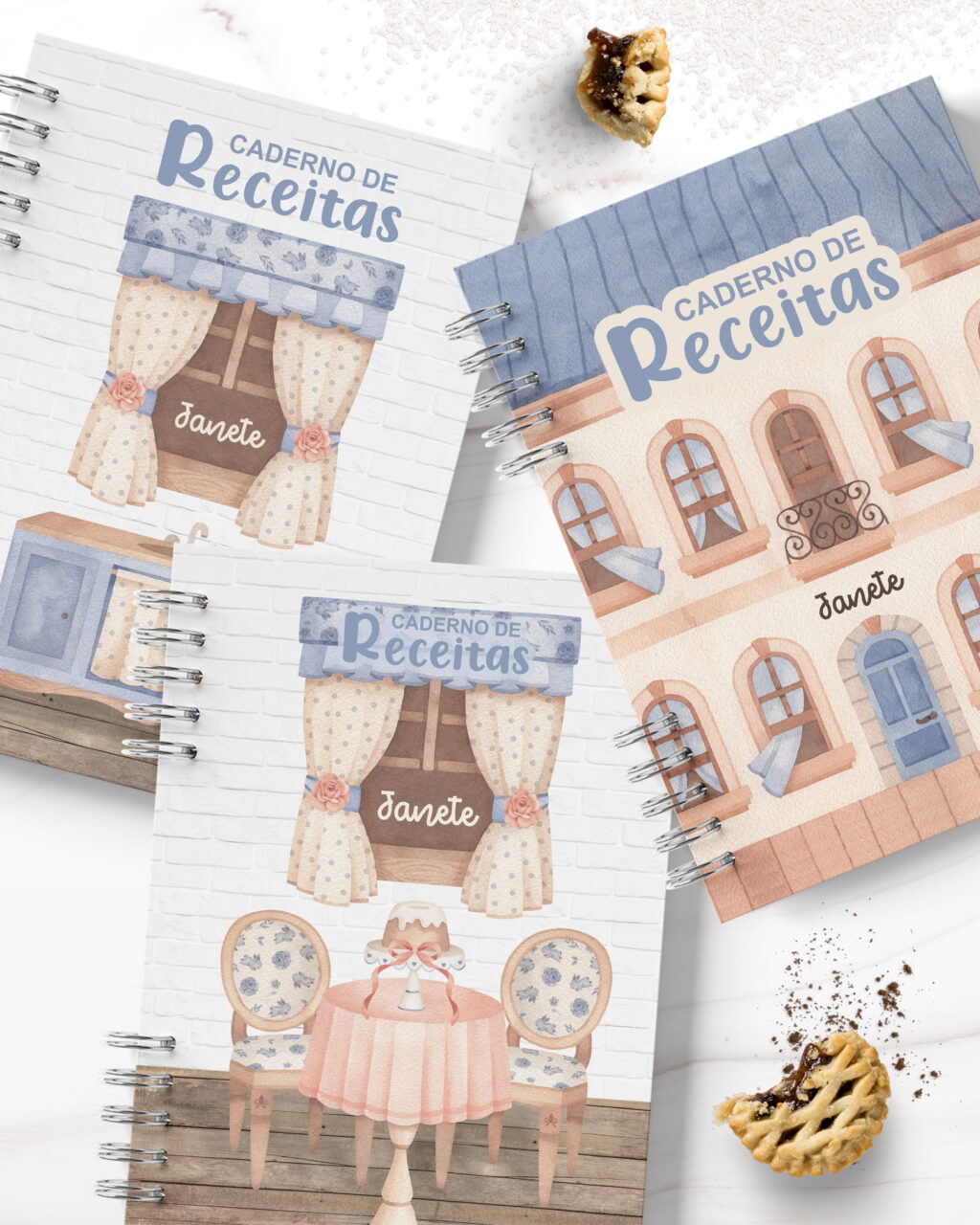 Arquivo Digital Caderno de Receitas Vintage - Imagem 1